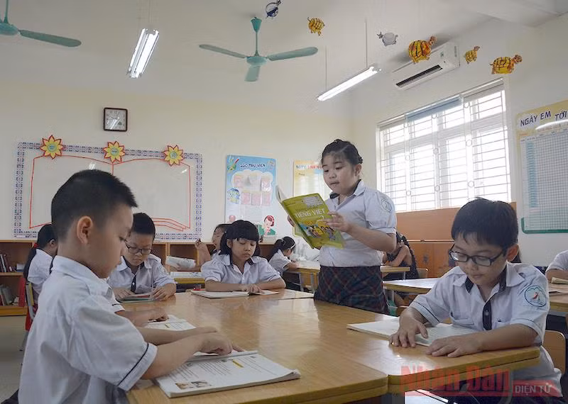 Học sinh tiểu học (Ảnh: DUY LINH)