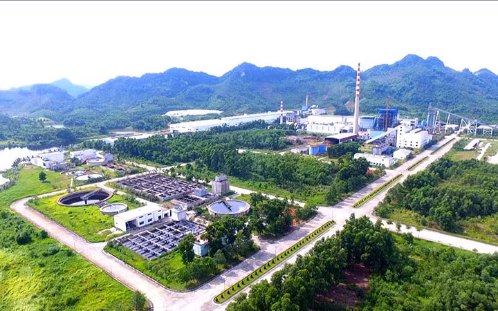 Vóc dáng công nghiệp bên dòng sông Lô lịch sử.