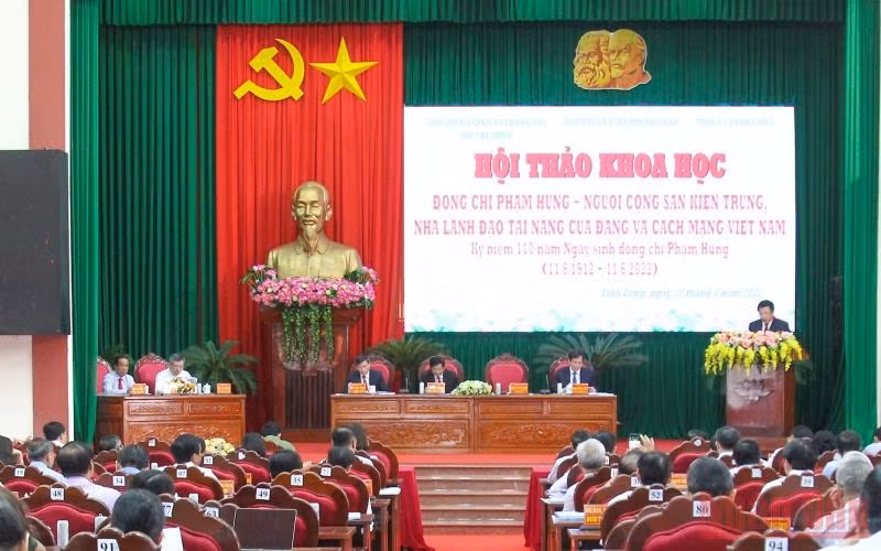 Quang cảnh Hội thảo. (Ảnh: BÁ DŨNG)