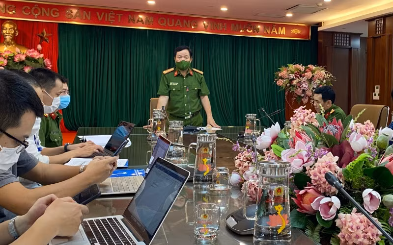 Cục Cảnh sát quản lý hành chính về trật tự xã hội thông tin về phần mềm quản lý công dân vùng dịch.