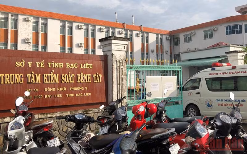 Trụ sở Trung tâm Kiểm soát bệnh tật tỉnh Bạc Liêu - nơi xảy ra nhiều sai phạm nghiêm trọng.