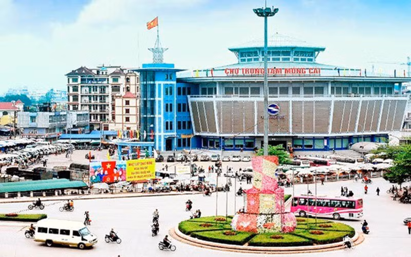 Một góc thành phố Móng Cái. (Ảnh: baoquangninh.com.vn)
