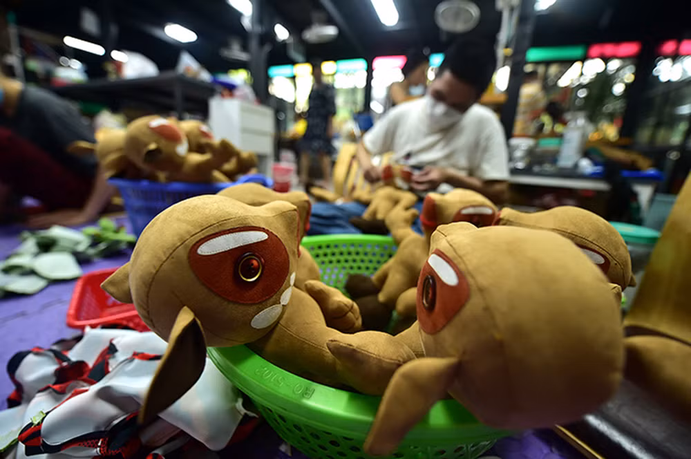 Hàng trăm chú Sao La nhồi bông đồng hành cùng SEA Games 31&nbsp; -3