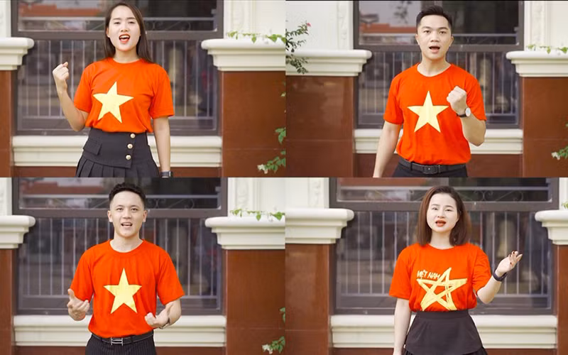 Hình ảnh trong MV âm nhạc “Việt Nam chống dịch vang danh” của nhạc sĩ Xuân Trí.