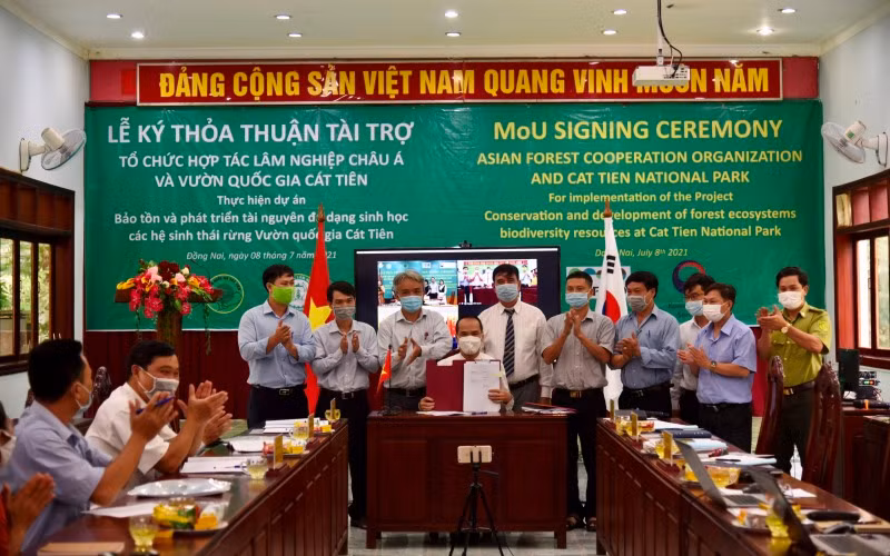 Bảo tồn và phát triển tài nguyên đa dạng sinh học các hệ sinh thái rừng Vườn Quốc gia Cát Tiên -0