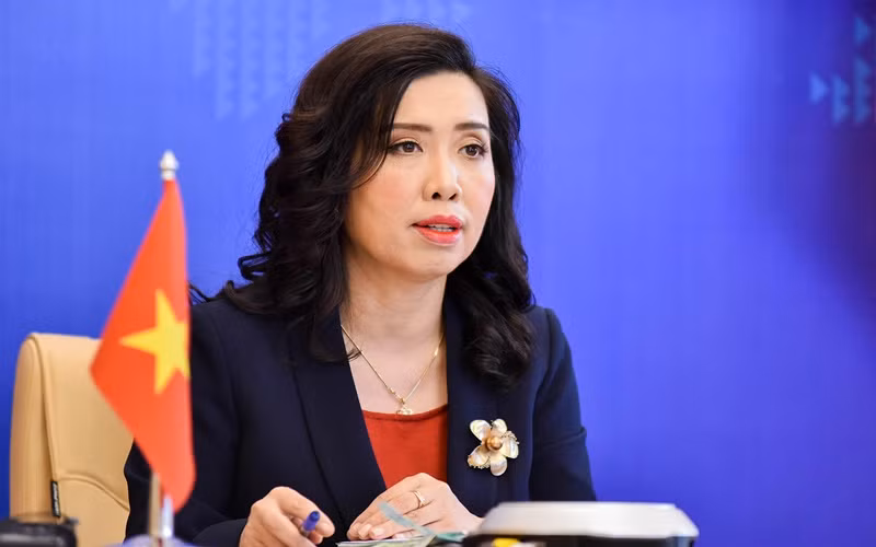 Người phát ngôn Bộ Ngoại giao Việt Nam Lê Thị Thu Hằng. (Ảnh: Bộ Ngoại giao)