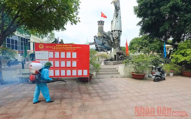 Nhiều di tích ở Hà Nội được chọn làm điểm bỏ phiếu