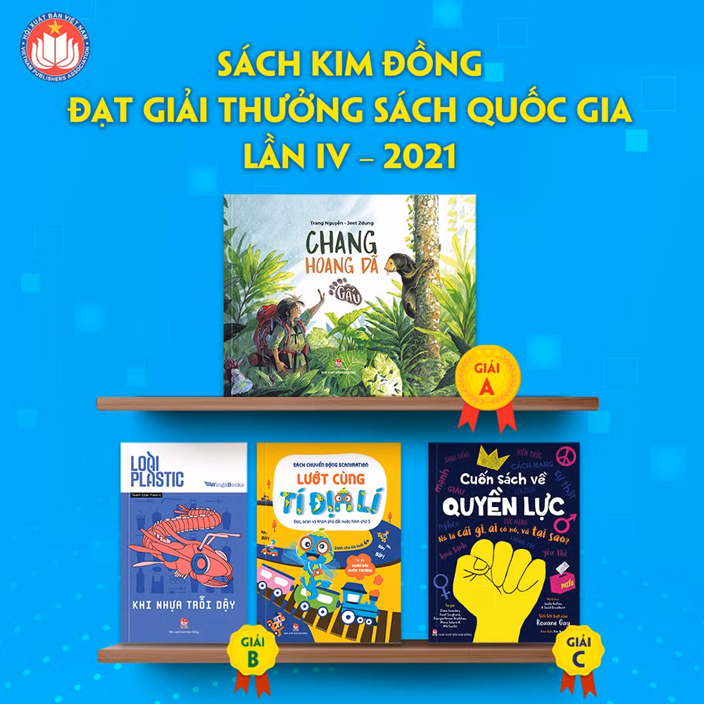 Sách Kim Đồng bội thu tại Giải thưởng Sách Quốc gia lần IV – 2021 -0