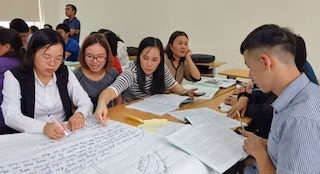 Giáo viên tham gia tập huấn về chương trình giáo dục phổ thông mới (Ảnh minh hoạ: ETEP)