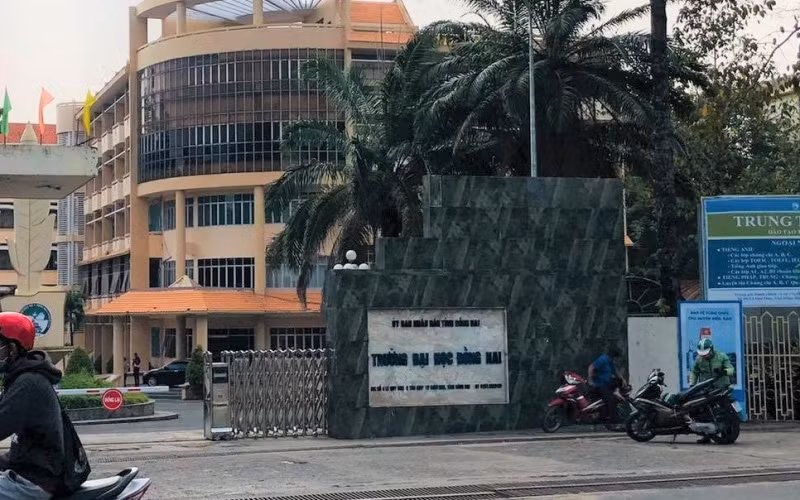 Trường đại học Đồng Nai, nơi xảy ra nhiều sai phạm.