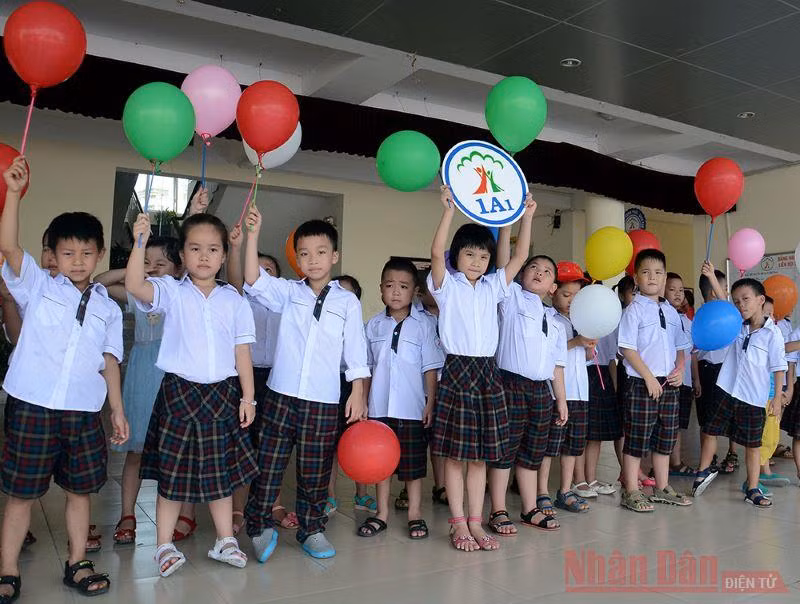 Học sinh tiểu học. Ảnh: DUY LINH