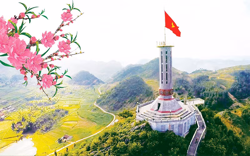 Cột cờ Lũng Cú, huyện Đồng Văn, tỉnh Hà Giang.