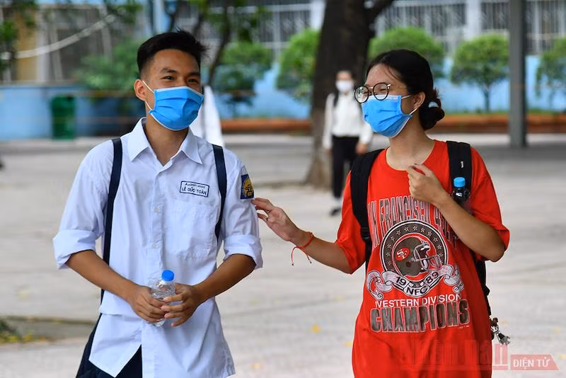 Thí sinh tại Kỳ thi tốt nghiệp THPT 2020. Ảnh: THUỶ NGUYÊN