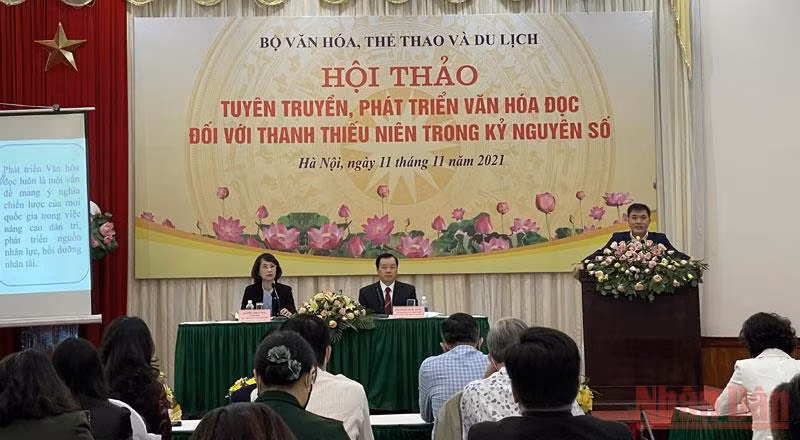 Hội thảo "Tuyên truyền, phát triển văn hóa đọc với thanh thiếu niên trong kỷ nguyên số".