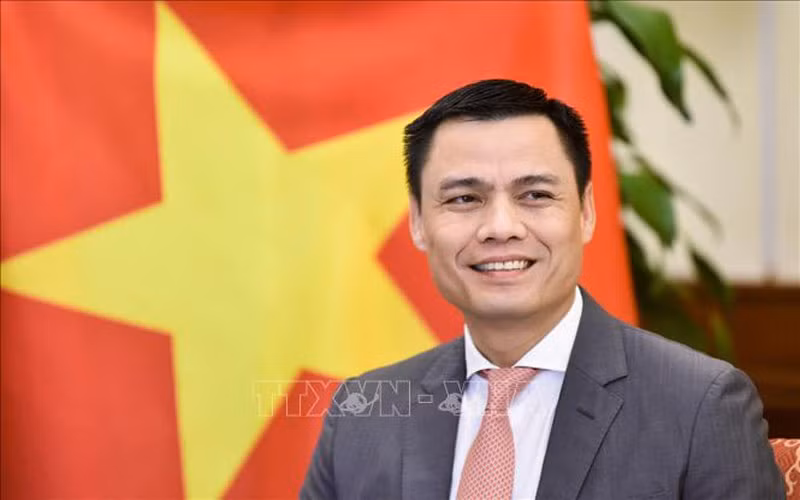 Đại sứ Đặng Hoàng Giang, Trưởng Phái đoàn Thường trực Việt Nam tại Liên hợp quốc. (Ảnh: TTXVN)