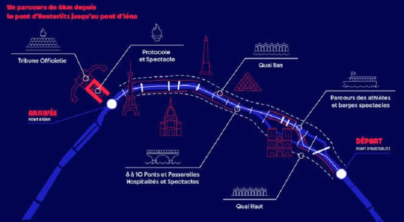 Pháp dự kiến tổ chức Lễ khai mạc trên dòng sông Seine -0