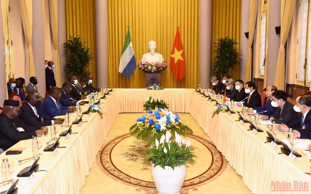 Tăng cường hơn nữa quan hệ hợp tác hữu nghị giữa Việt Nam-Sierra Leone -0
