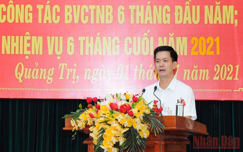 Ông Lê Quang Tùng - Bí thư Tỉnh ủy Quảng Trị làm Trưởng Ban Chỉ đạo phòng, chống tham nhũng, tiêu cực của tỉnh.