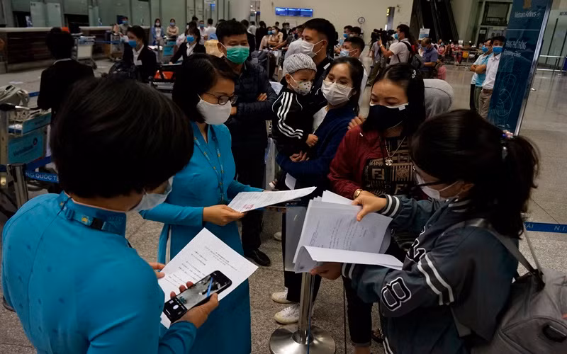 Vietnam Airlines bay thương mại quốc tế thường lệ đầu tiên sau Covid-19