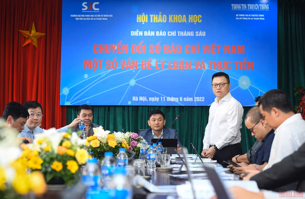 Hình ảnh tại Hội thảo khoa học chuyển đổi số báo chí Việt Nam