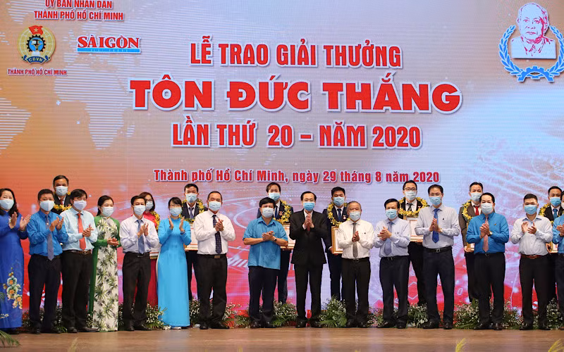 Lễ trao Giải thưởng Tôn Đức Thắng lần thứ 20, sáng 29-8