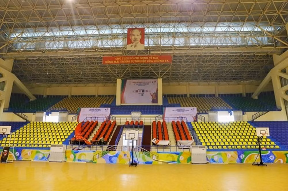 Công tác chuẩn bị SEA Games 31 tại Cung thể thao Quần Ngựa -0