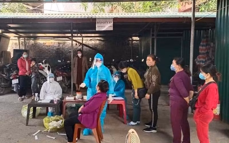 Các mẫu test nhanh tại địa điểm nguy cơ cao, chợ Km5, phường Đề Thám, TP Cao Bằng đều cho kết quả âm tính.