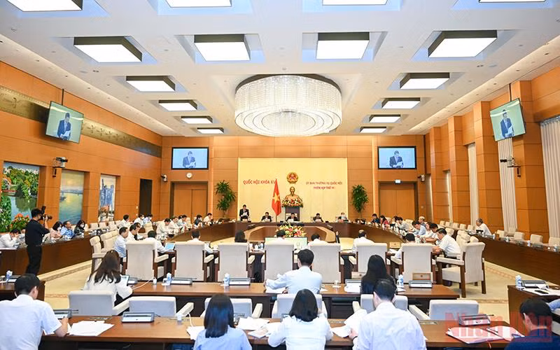 Phiên họp thứ 11 của Ủy ban Thường vụ Quốc hội.