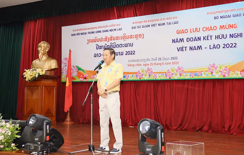Giao lưu chào mừng Năm Đoàn kết Hữu nghị Việt Nam-Lào 2022 -0