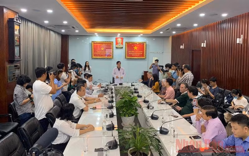 Họp báo tại Bệnh viện Chợ Rẫy thông tin về việc xuất viện của bệnh nhân 91.