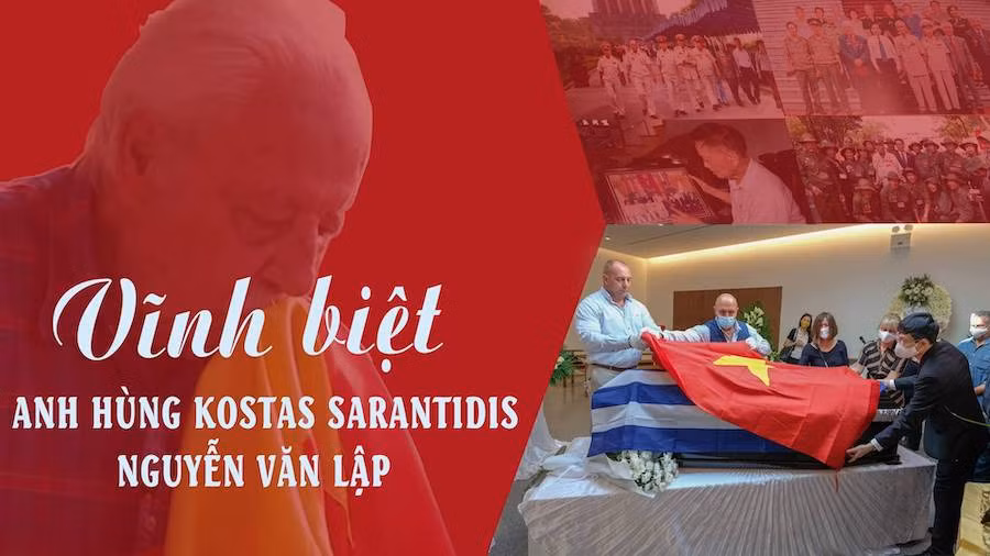 Vĩnh biệt người anh hùng Kostas Sarantidis Nguyễn Văn Lập
