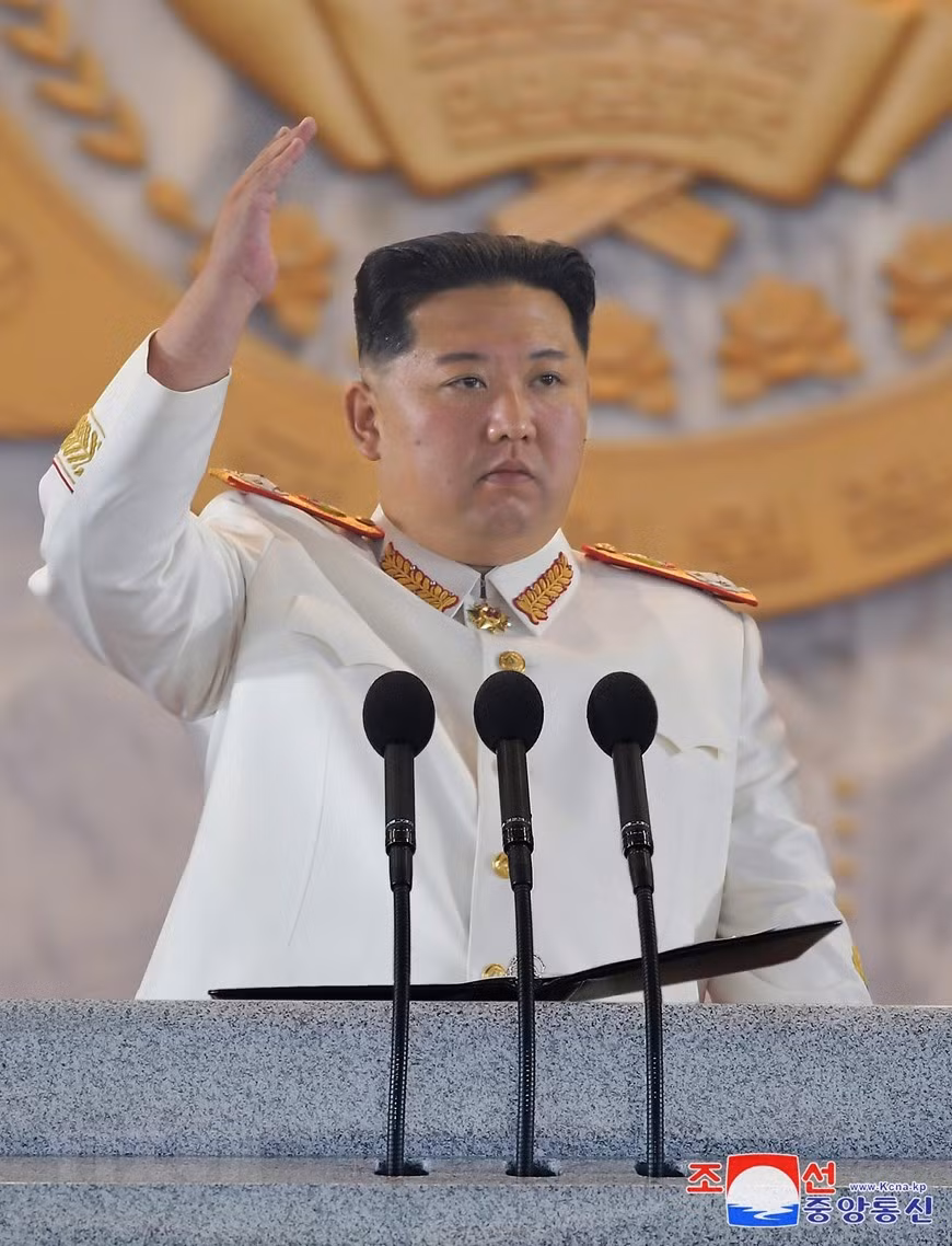 Hình ảnh lễ duyệt binh của Triều Tiên ở Quảng trường Kim Nhật Thành -2