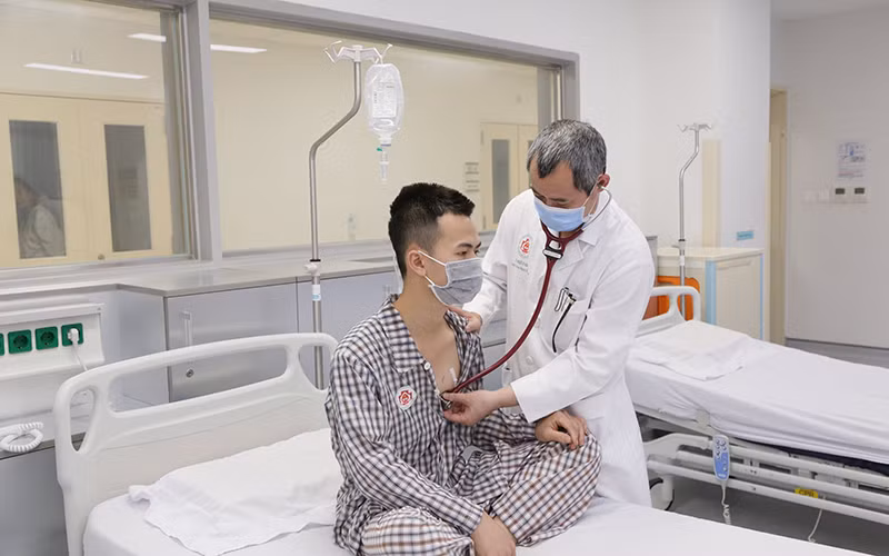 Sức khỏe của bệnh nhân hồi phục tốt.