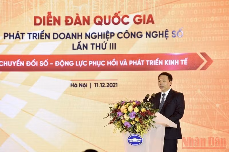 Bộ trưởng Nguyễn Mạnh Hùng: Nhận phát triển các nền tảng số là nhận sứ mệnh quốc gia -0