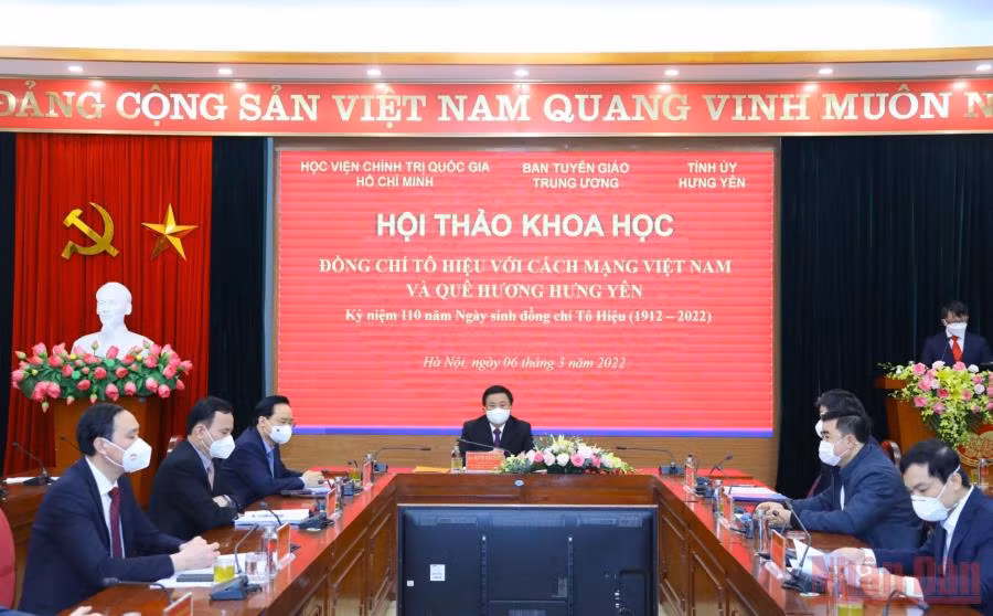Hội thảo khoa học: “Đồng chí Tô Hiệu với cách mạng Việt Nam và quê hương Hưng Yên”.