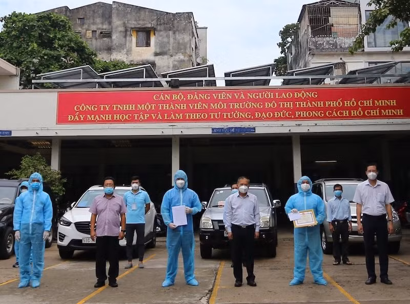 Đội phản ứng nhanh nhận khen thưởng của lãnh đạo CITENCO.