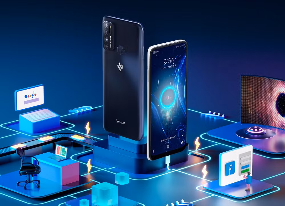 Ra mắt dòng điện thoại thông minh Vsmart Live 4 “make in Vietnam” -0