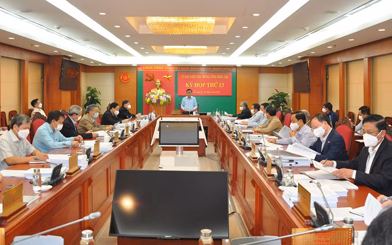 Quang cảnh kỳ họp. (Nguồn: Ủy ban Kiểm tra Trung ương)