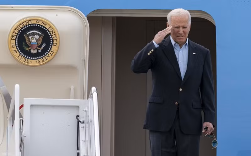 Tổng thống Biden bắt đầu công du châu Âu. (Ảnh: AP)