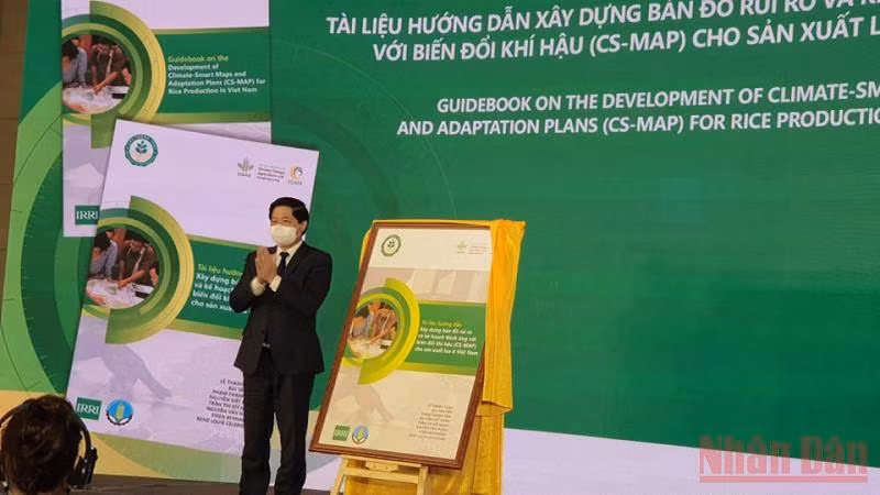 Ứng dụng bản đồ rủi ro và thích ứng biến đổi khí hậu vào nông nghiệp -0