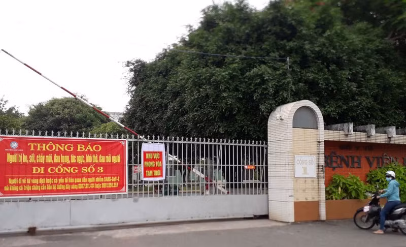 Bệnh viện đa khoa Long An tạm ngưng tiếp nhận bệnh nhân trong 72 giờ, tính từ 21 giờ ngày 29/6.
