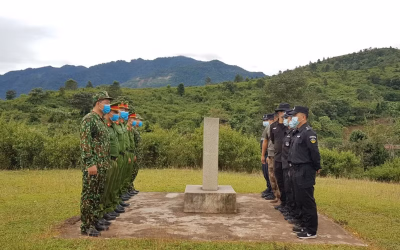 Đoàn đại biểu thống nhất nội dung phối hợp trên biên giới Việt Nam - Trung Quốc.