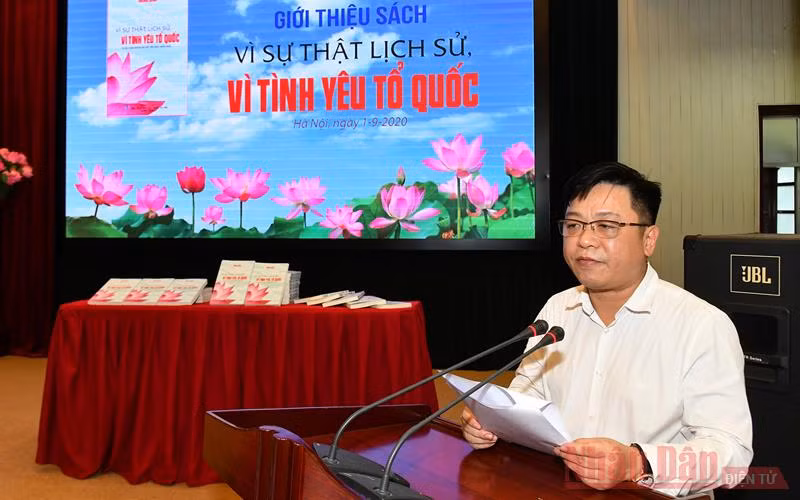 Báo Nhân Dân giới thiệu cuốn sách “Vì sự thật lịch sử, vì tình yêu Tổ quốc” -0