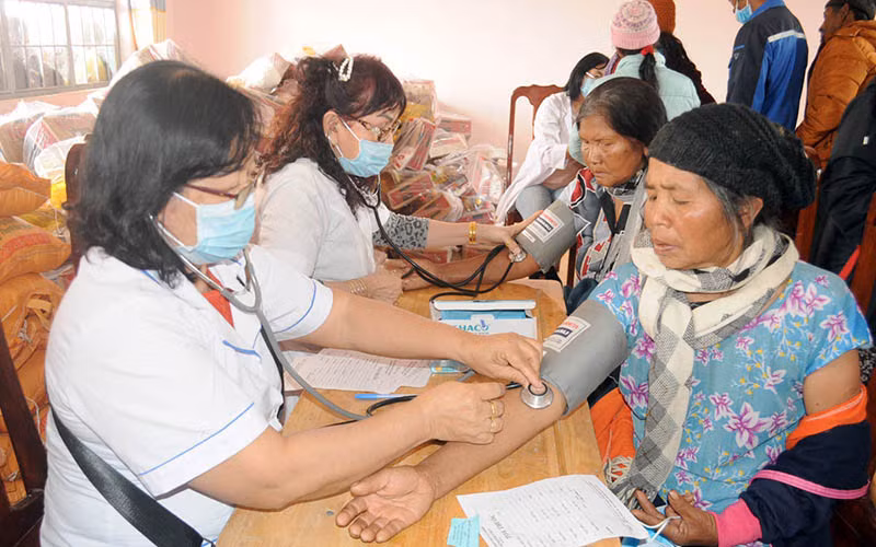 Tổ chức đợt công tác dân vận và “Tết vì người nghèo” tại xã vùng sâu Lâm Đồng -0