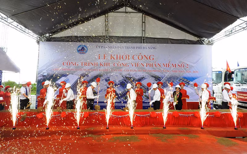 Khởi công Khu công viên phần mềm số 2 Đà Nẵng.