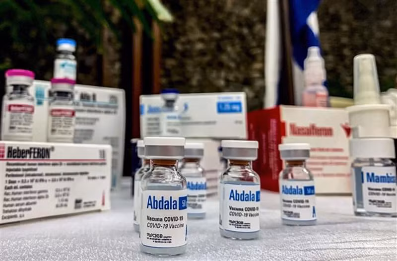 Vaccine Abdala ngừa Covid-19 của Cuba. (Ảnh: AFP/TTXVN)