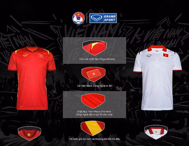 Công bố trang phục ĐT Việt Nam phiên bản năm 2021 -0