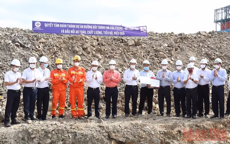 Thi công xuyên Tết, bảo đảm tiến độ cụm dự án giải tỏa công suất nhà máy nhiệt điện BOT Vân Phong 1 -0