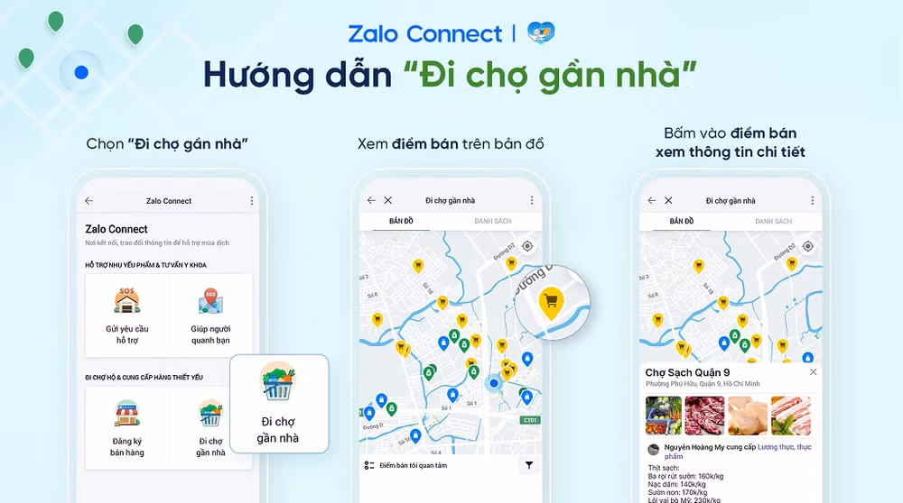50.000 điểm cung cấp hàng thiết yếu, thuốc men gần nhà qua Zalo Connect -0