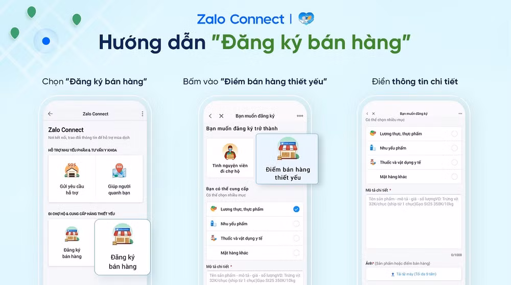 50.000 điểm cung cấp hàng thiết yếu, thuốc men gần nhà qua Zalo Connect -0